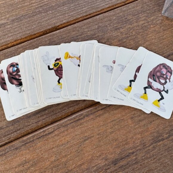 THE CALIFORNIA RAISINS CARD GAME VINTAGE 1987 - Picture 6 of 11